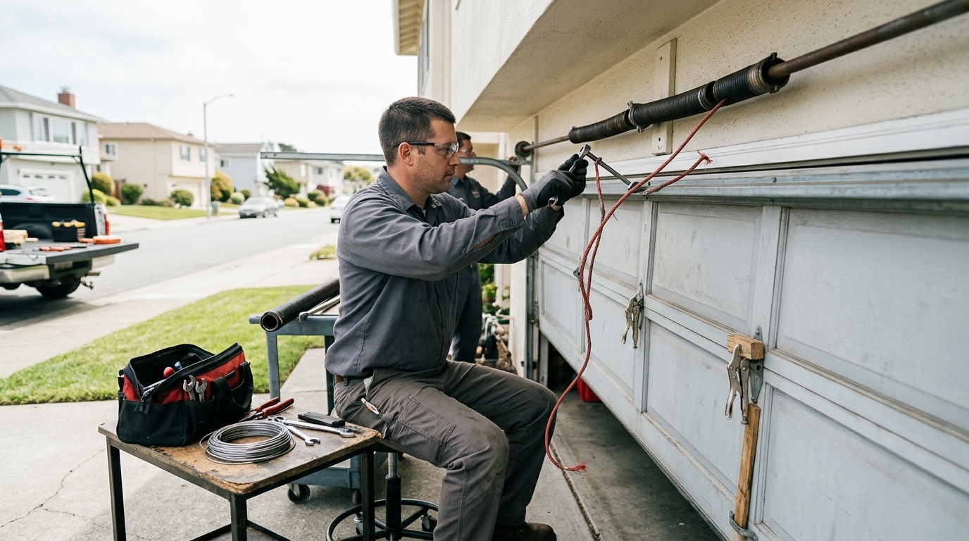 Garage Door Spring Replacement in Daly City