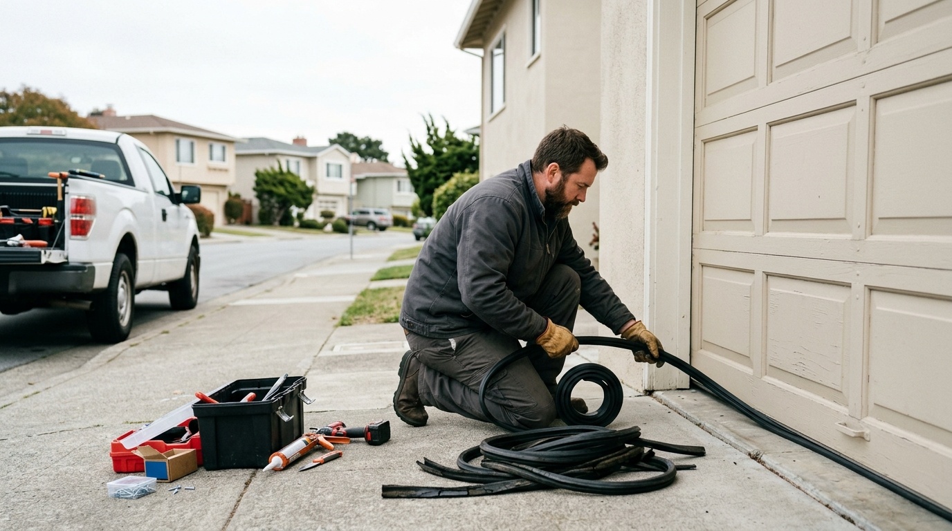 Garage Door Weather Seal Replacement