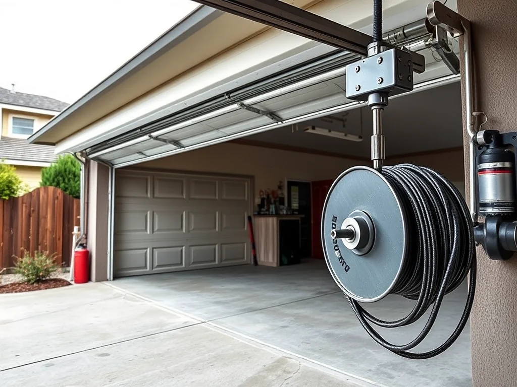 Garage Door Cable Repair editorial image for Daly City garage door service